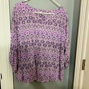 Hardly worn Croft and barrow blouse.